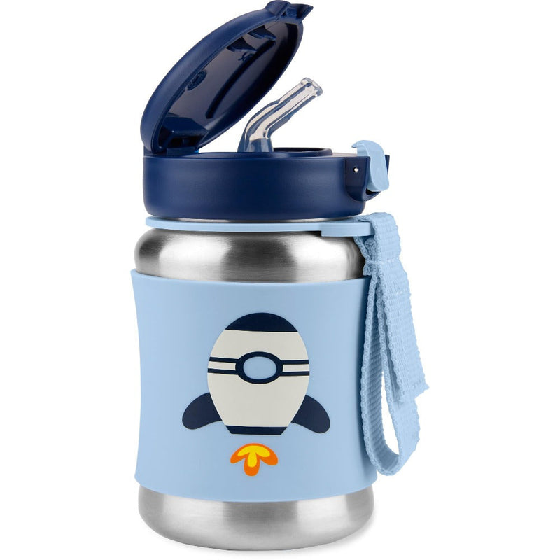 Skip Hop Spark Style Stainless Steel Straw Bottle