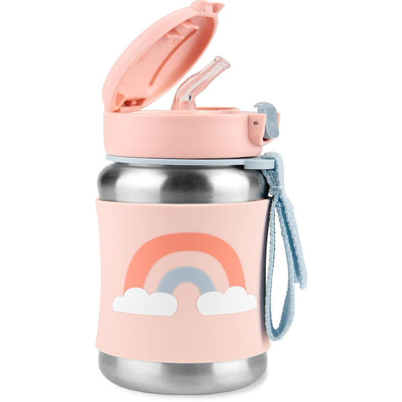 Skip Hop Spark Style Stainless Steel Straw Bottle
