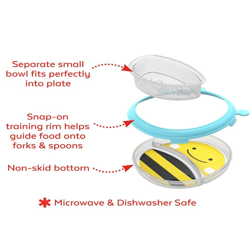 Skip Hop Zoo Smart Serve Non-Slip Training Set