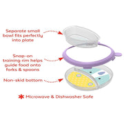 Skip Hop Zoo Smart Serve Non-Slip Training Set