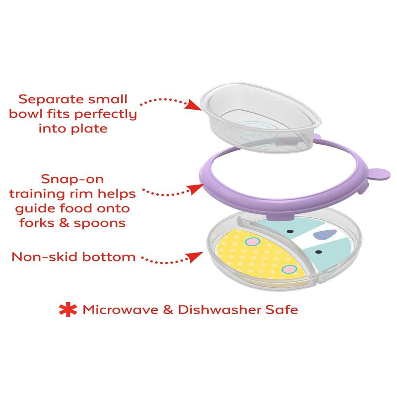 Skip Hop Zoo Smart Serve Non-Slip Training Set