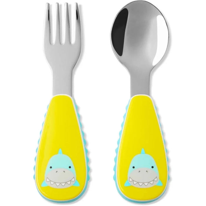Skip Hop Zoo Utensils Fork & Spoon-Mealtime Essentials-Skip Hop-Toycra