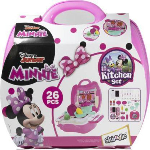 Skoodle Disney Junior Minnie Kitchen Set - 26 Pcs-Pretend Play-Skoodle-Toycra