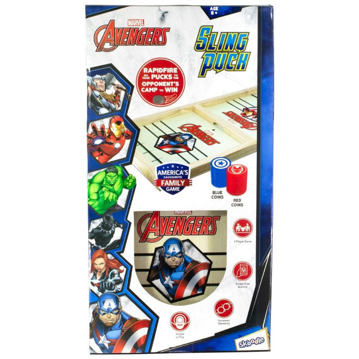 Skoodle Marvel Avengers Sling Puck-Board Games-Skoodle-Toycra