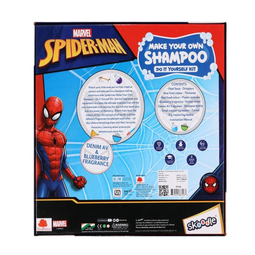 Skoodle Marvel Spiderman Make Your Own Shampoo - Do It Yourself Kit-Arts & Crafts-Skoodle-Toycra