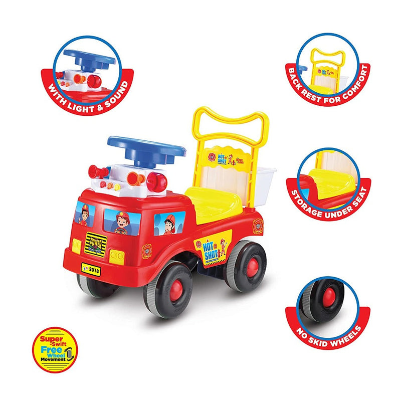 Skoodle PowerPlay Squad Hot Shot Light & Sound Ride-On