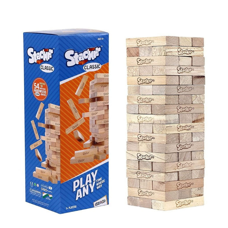 Skoodle Quest Stackrr Classic Hardwood Bricks