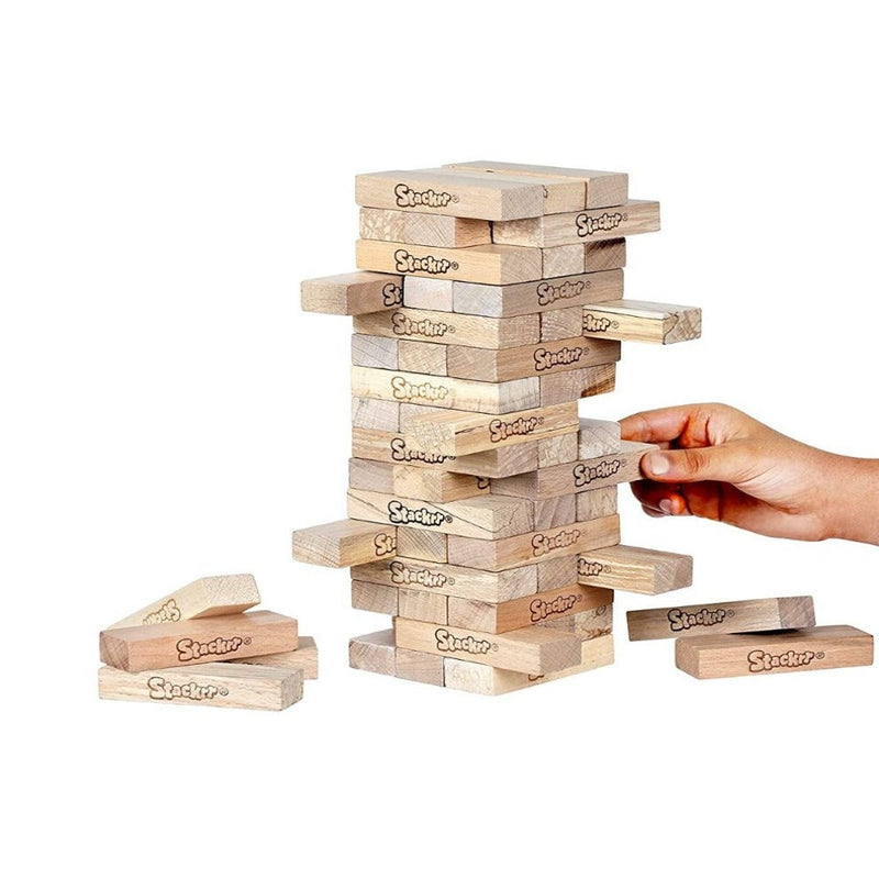 Skoodle Quest Stackrr Classic Hardwood Bricks