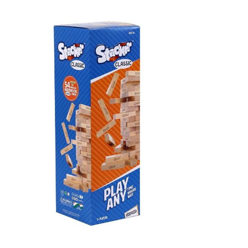 Skoodle Quest Stackrr Classic Hardwood Bricks