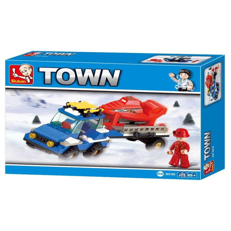 Sluban M38-B0158 Town Building Blocks Set - 135 Pieces