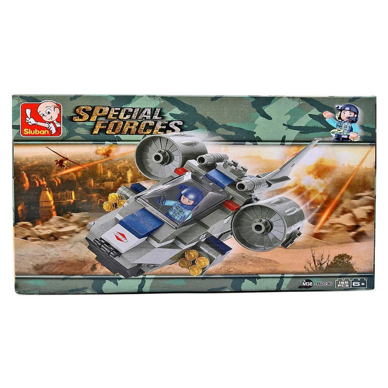 Sluban M38-B0196 Attack Aircraft Blocks Toy Set - 155 Pieces