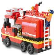 Sluban M38-B0220 Fire Engine Building Block Construction Set - 281 Bricks