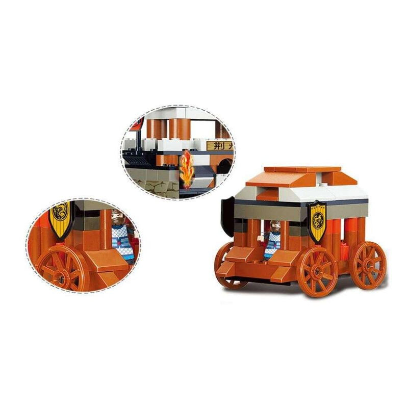Sluban M38-B0263 Red Cliff Construction Blocks Set - 233 Pieces