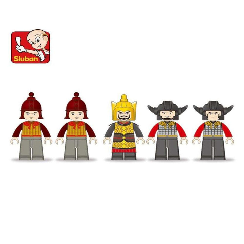 Sluban M38-B0263 Red Cliff Construction Blocks Set - 233 Pieces