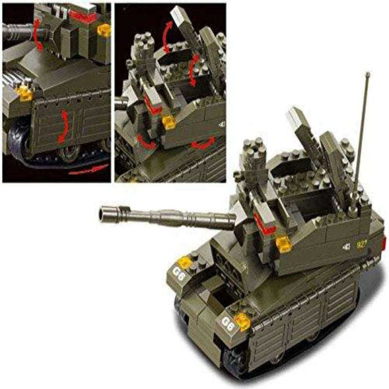 Sluban M38-B0285 Leopard 2A6M Main Battle Tank Building Block Set - 224 Pieces