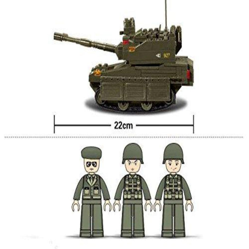 Sluban M38-B0285 Leopard 2A6M Main Battle Tank Building Block Set - 224 Pieces