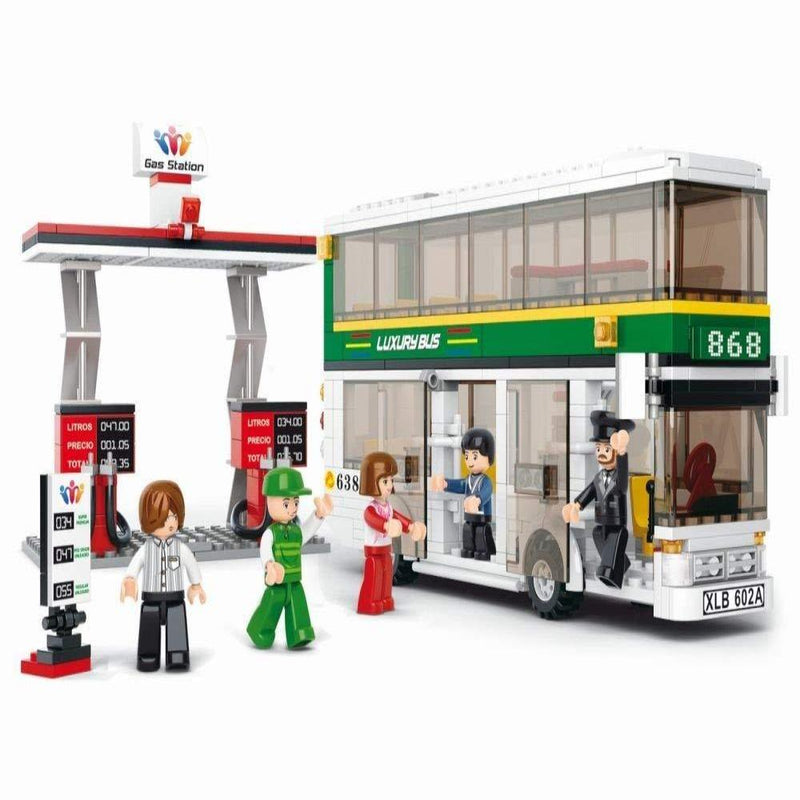 Sluban ‎M38-B0331 Double-Decker Bus Town Building Kit (403 Pieces)