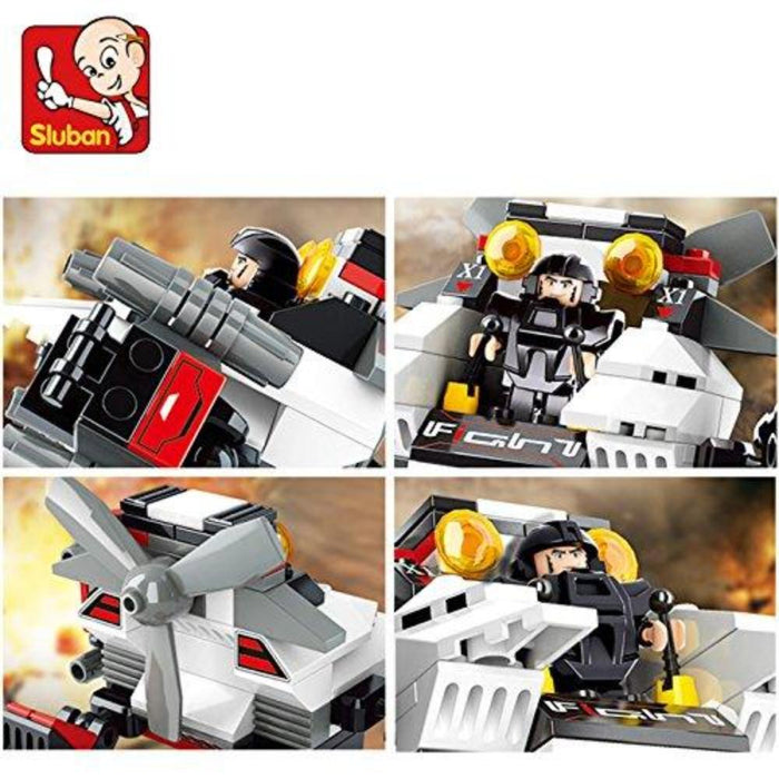 Sluban Robot 8 in 1 • Set M38-B0988 • SetDB • Merlins Bricks Sluban Robot 8 in 1 • Set M38-B0988 • SetDB • Merlins Bricks