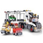 Sluban M38-B0339 Alternate Truck Track Transporter Blocks Toys - 638 Pieces