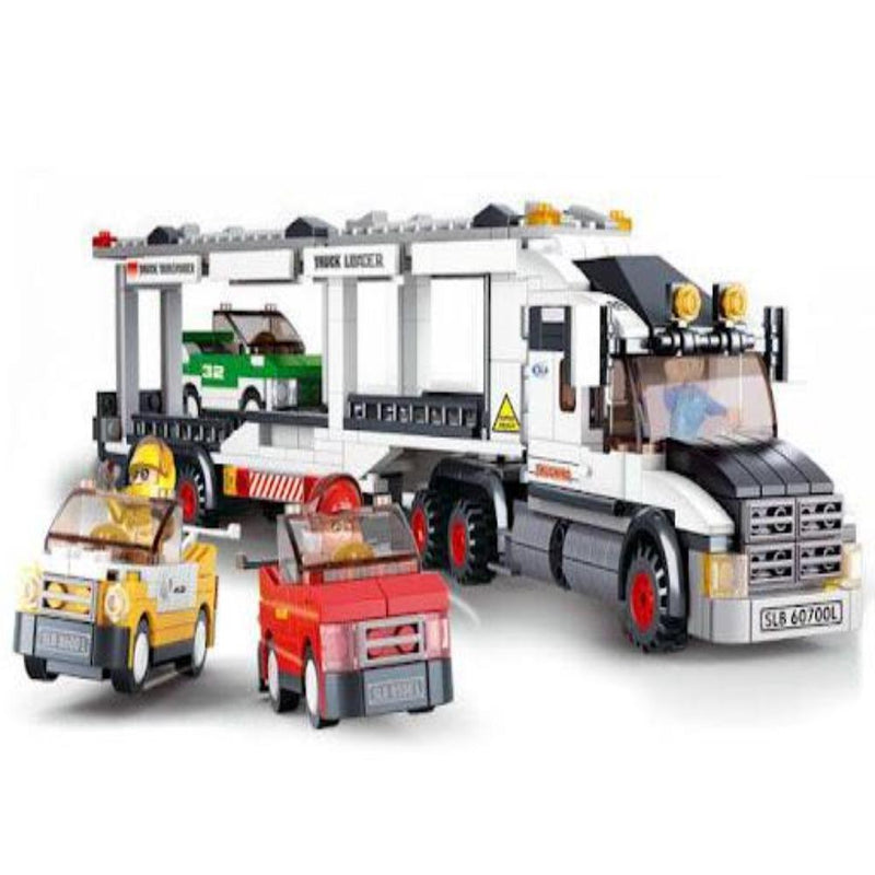 Sluban M38-B0339 Alternate Truck Track Transporter Blocks Toys - 638 Pieces