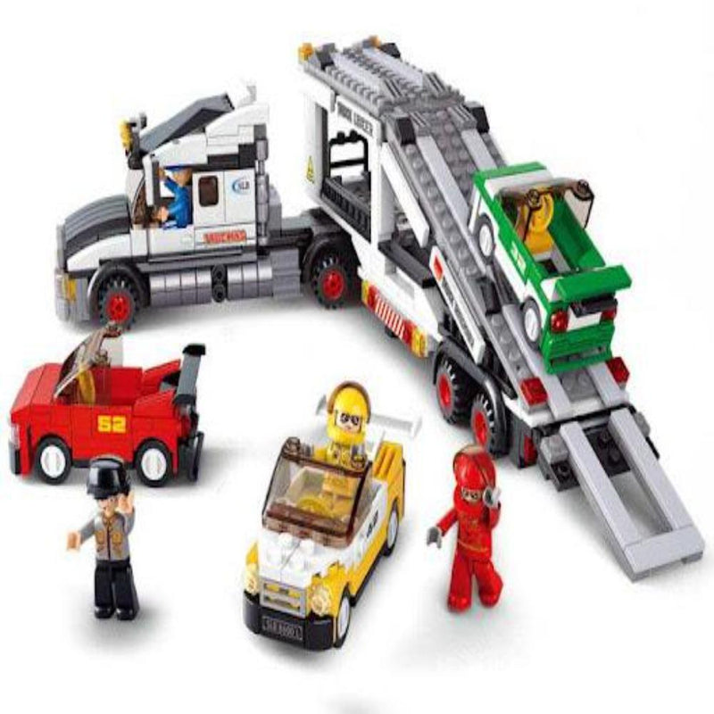 Sluban M38-B0339 Alternate Truck Track Transporter Blocks Toys - 638 Pieces