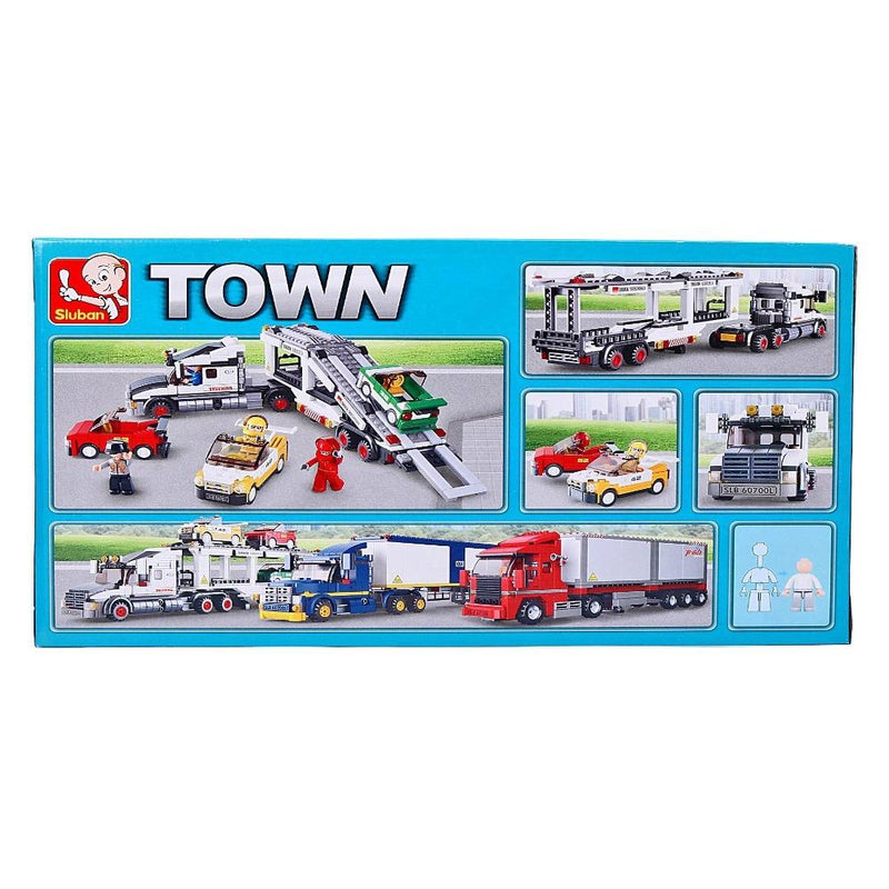 Sluban M38-B0339 Alternate Truck Track Transporter Blocks Toys - 638 Pieces