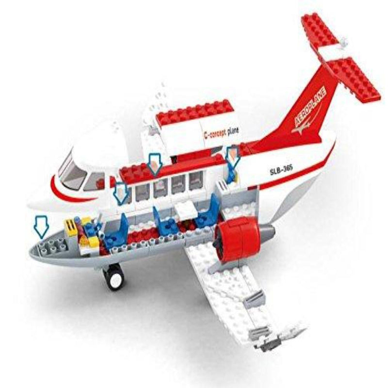 Sluban M38-B0365 C Concept Plane Building Block Set - 275 Pieces