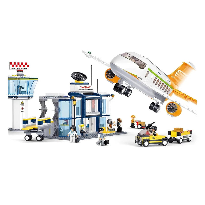 Sluban ‎M38-B0367 Aviation-International Airport Building Blocks
