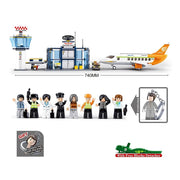 Sluban ‎M38-B0367 Aviation-International Airport Building Blocks