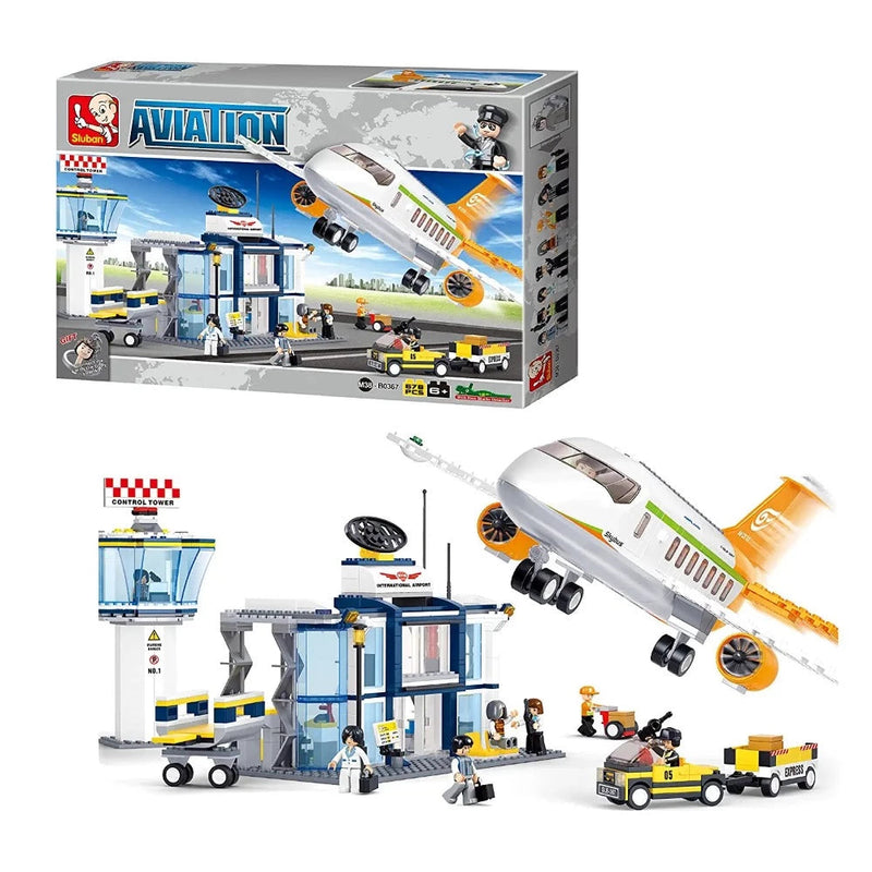 Sluban ‎M38-B0367 Aviation-International Airport Building Blocks