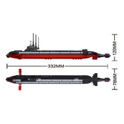 Sluban M38-B0391 Nuclear Submarine Construction Set - 193 Pieces