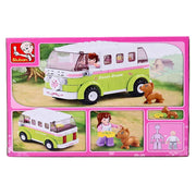 Sluban M38-B0523 Touring Wagon Building Block Set - 158 Pieces