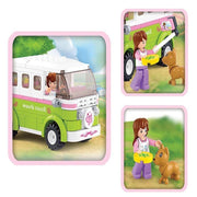 Sluban M38-B0523 Touring Wagon Building Block Set - 158 Pieces