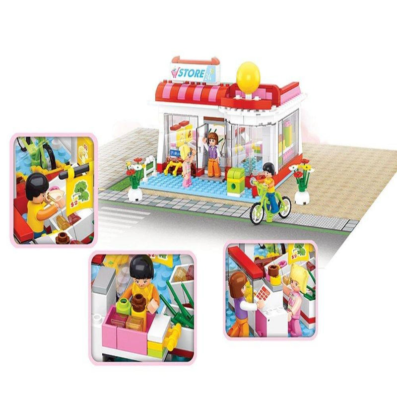 Sluban M38-B0529 Supermarket Building Block Set - 289 Pieces