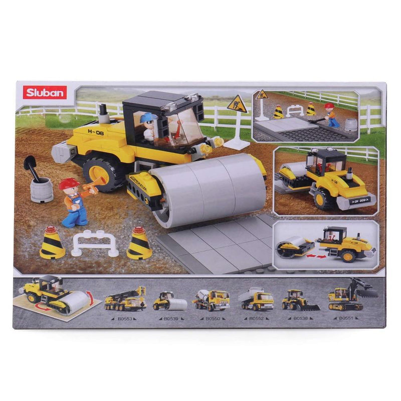 Sluban M38-B0539 Town Construction Road Roller Building Block Set - 171 Pieces