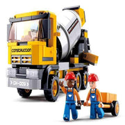 Sluban M38-B0550 Cement Mixer Truck Building Block Set - 296 Pieces