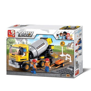 Sluban M38-B0550 Cement Mixer Truck Building Block Set - 296 Pieces