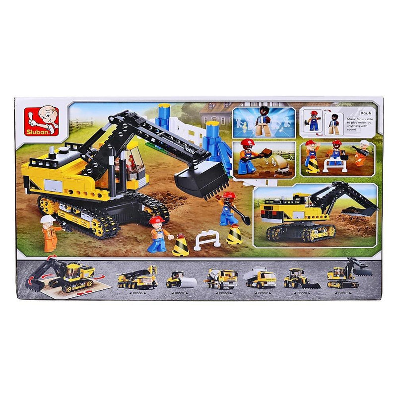 Sluban M38-B0551 Construction-Traxcavator -614 Pieces