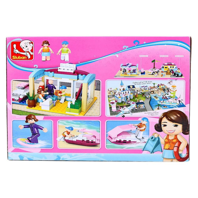 Sluban M38-B0603 Beach Shop Building Construction Set - 180 Pieces