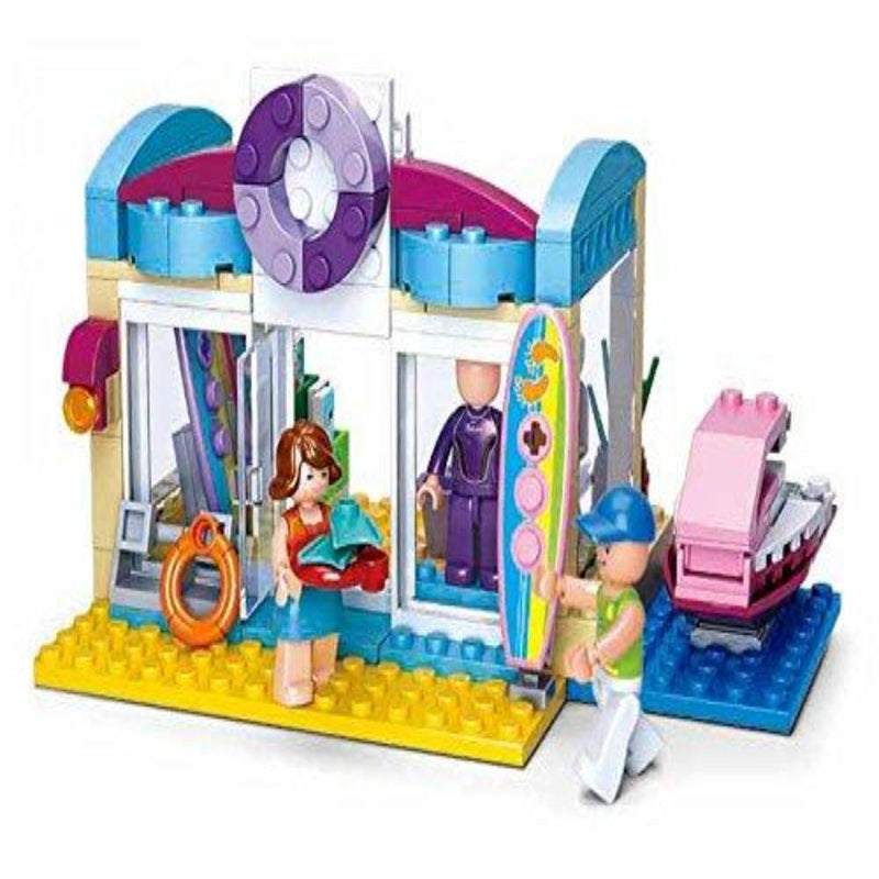 Sluban M38-B0603 Beach Shop Building Construction Set - 180 Pieces
