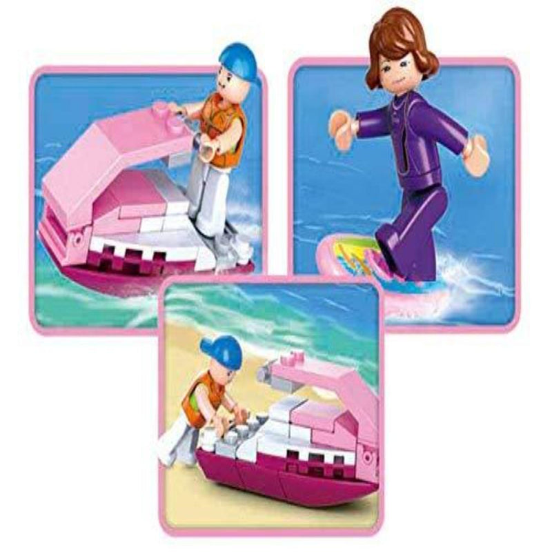 Sluban M38-B0603 Beach Shop Building Construction Set - 180 Pieces