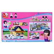 Sluban M38-B0605 Beach Restaurant Building Block Set - 225 Pieces