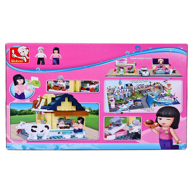 Sluban M38-B0605 Beach Restaurant Building Block Set - 225 Pieces