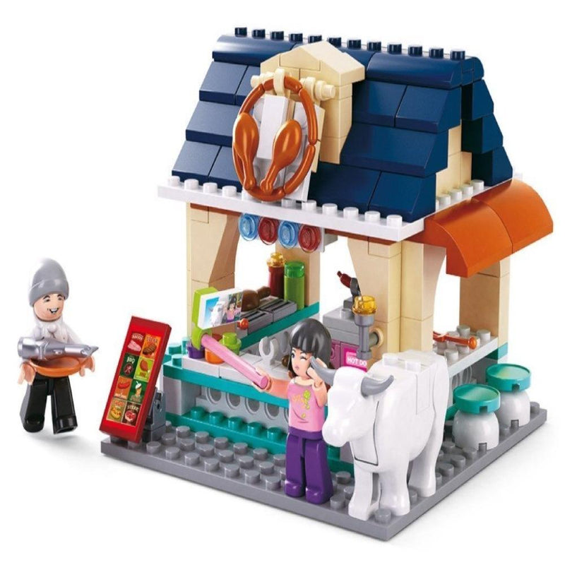 Sluban M38-B0605 Beach Restaurant Building Block Set - 225 Pieces