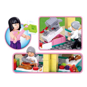 Sluban M38-B0605 Beach Restaurant Building Block Set - 225 Pieces