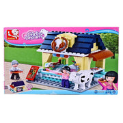 Sluban M38-B0605 Beach Restaurant Building Block Set - 225 Pieces