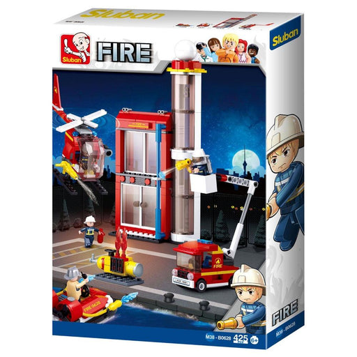 Sluban M38-B0628 Fire Substation Block Toys - 425 Pieces-Construction-Sluban-Toycra