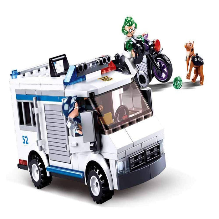 Sluban M38-B1063 – Polizeiauto Bausteine-Set – 284 Teile – Kompatibel Mit Lego City