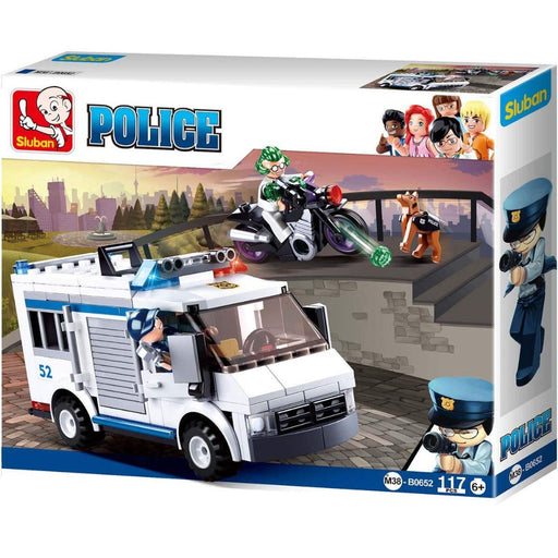 Sluban M38-B0652 Police Escort Vehicle-Construction-Sluban-Toycra