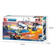 Sluban ‎M38-B0657 Land & Sea Police Building Blocks